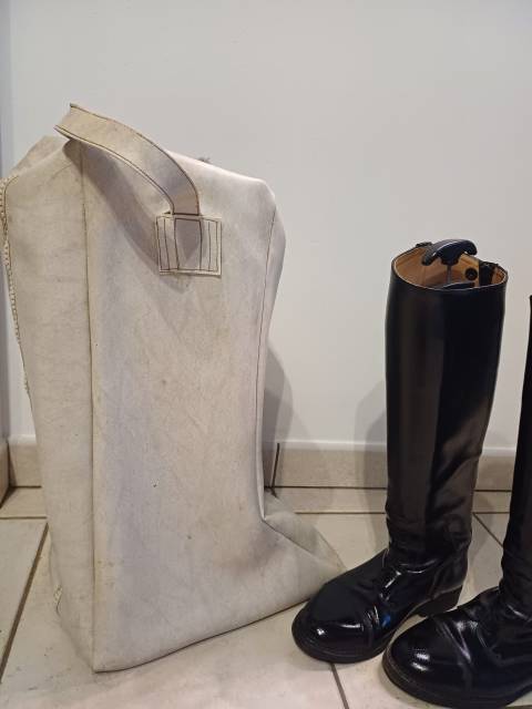 bottes cuir noires 38 Rectiligne