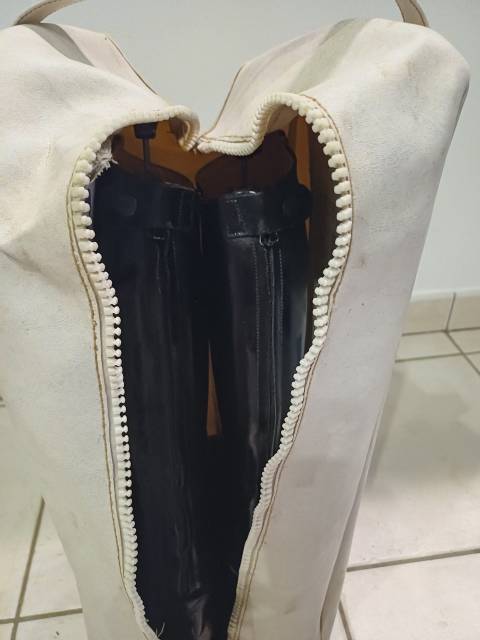 bottes cuir noires 38 Rectiligne