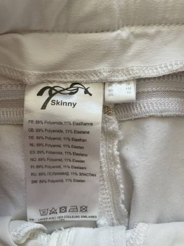 Pantalon de concours Pénélope Streety 12ans blanc