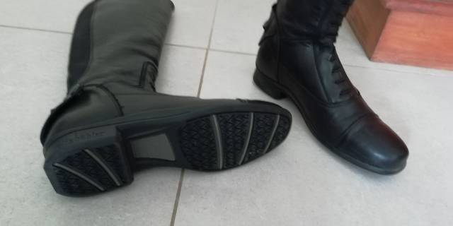 Bottes Felix Bühler cuir noires Milano 39