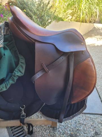 Selle Legacy mixte marron en cuir 17.5