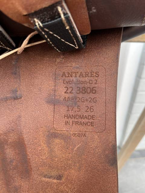 Selle Antar&egrave;s &Eacute;volution 17,5 ann&eacute;e 2022