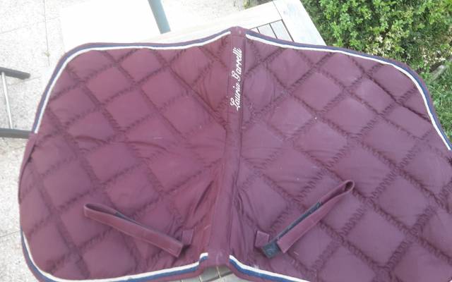 Tapis bordeaux poney D
