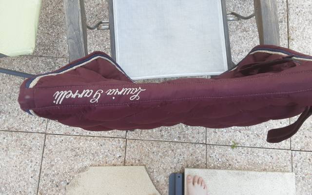 Tapis bordeaux poney D