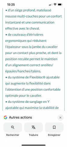 Selle de dressage Bates « Cair »