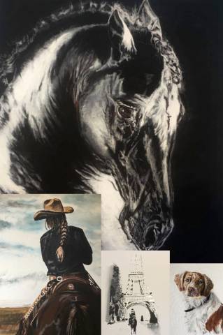 Tableau personnalis&eacute;, Horse Pilot , Cavalliera Toscana,