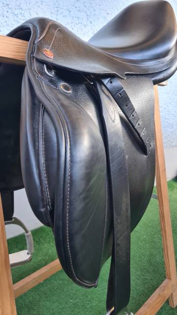 Selle Prestige Golden Star noire, mixte 17,5