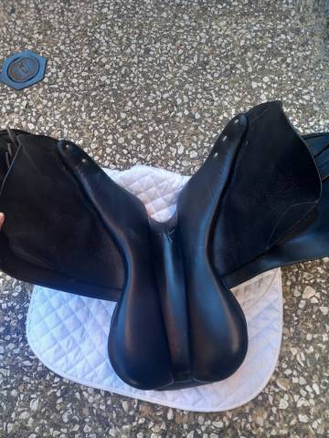 Selle mixte cuir noir occasion