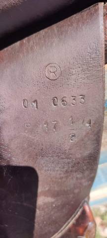 Selle Bruno Delgrange 17.5 petit prix pour départ rapid