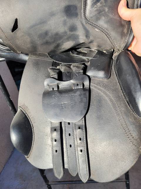 Selle cuir fouganza 17,5"