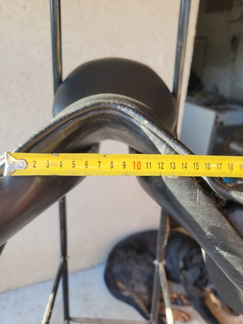Selle cuir fouganza 17,5"