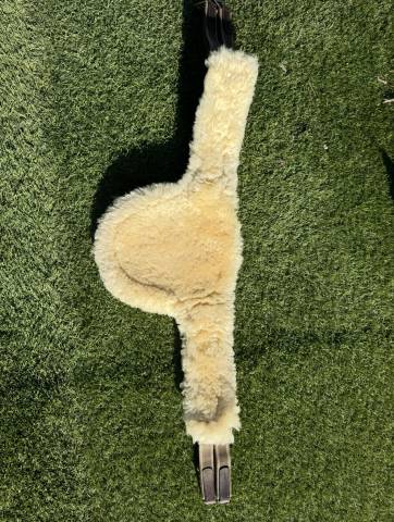 Bavette cuir marron et mouton 135