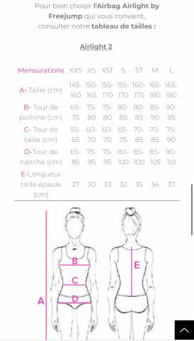 Airbag Airlight 2 Pénélope Noir L tout neuf