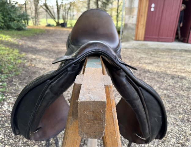 Selle Dressage, La Belle, 17,5'', noir marron 