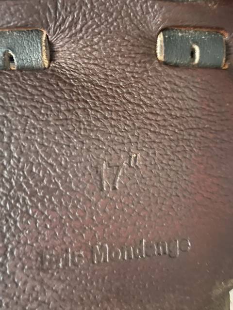 A vendre : Selle Eric Mondage Sellier 17,5 pouces 
