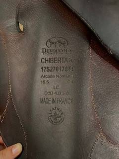 Selle Devoucoux Chiberta K 16.5"