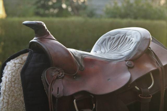 Selle western cuir 