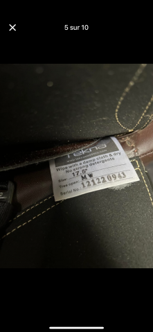 Selle d’équitation mixte Tekna marron