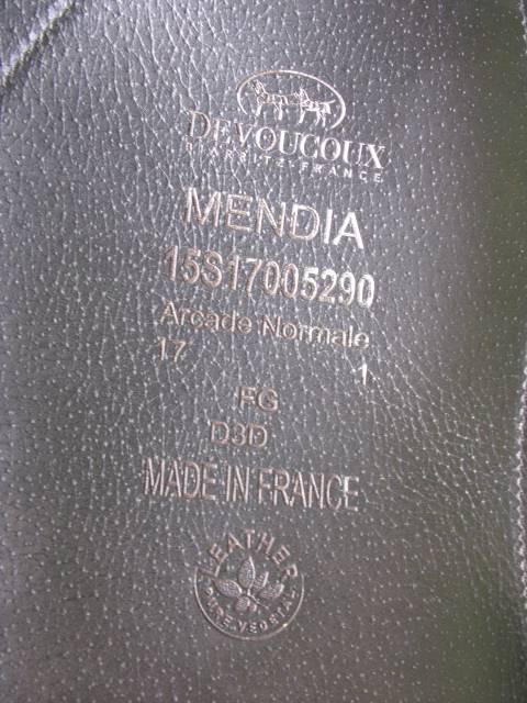 Selle Dressage devoucoux Mendia 17'