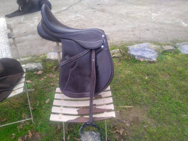 Selle mixte synthétique Norton marron