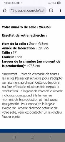 Selle dressage grand gilbert noir