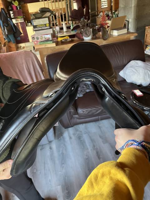 selle d’équitation  Fouganza synthétique