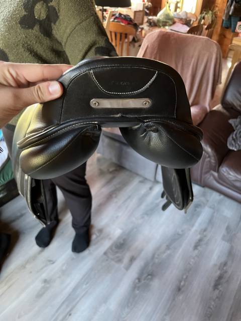 selle d’équitation  Fouganza synthétique