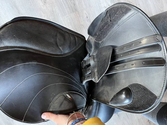 selle d’équitation  Fouganza synthétique