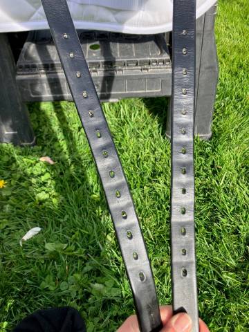 Selle Aulion noir, première main de 2019, taille 17,5