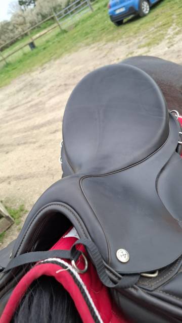 Selle de dressage 17,5