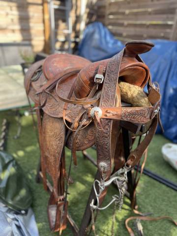 Selle de cheval américaine 
