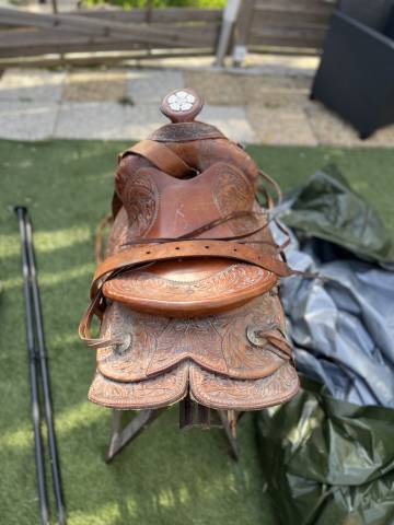 Selle de cheval américaine 