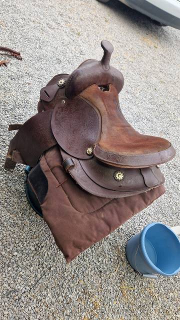 Selle western monte américaine