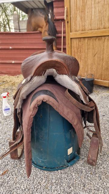 Selle western monte américaine