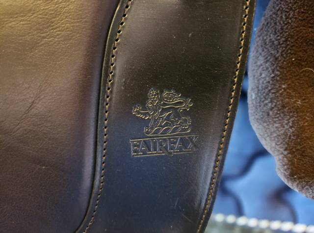 Selle Fairfax dressage 17.5  marron