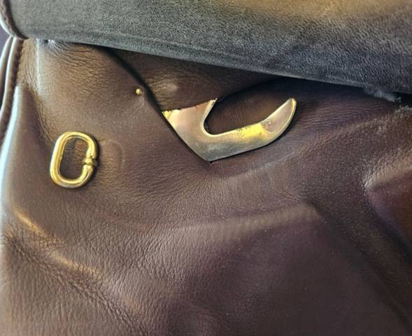 Selle Fairfax dressage 17.5  marron