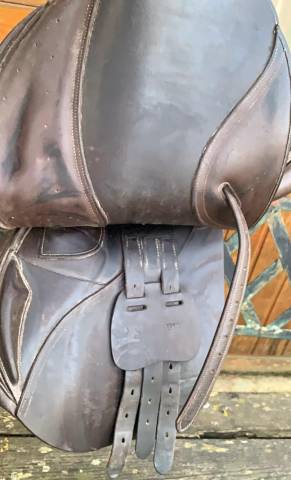 selle fouganza mixte 17"5 