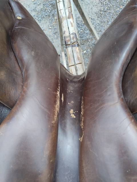 Selle en cuir marron Zaldi