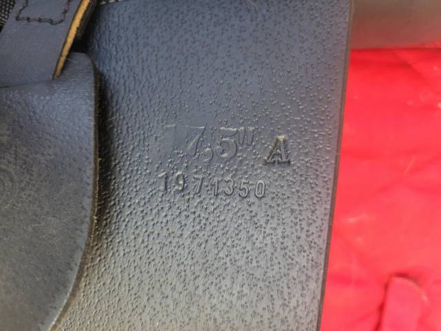 selle cuir fouilloux 17,5"