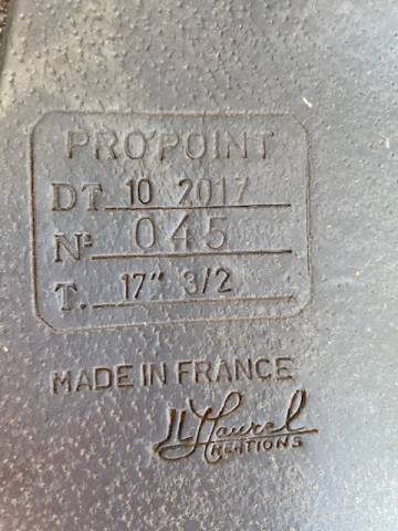 Vends selle Pro'Point Jean-Luc Maurel