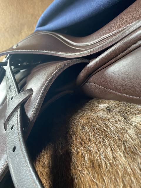 Selle premi&egrave;re &eacute;quine Sautiller 17,5 pouces