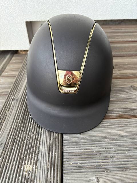 Casque samshield M marron/doré 5 Swarovski 