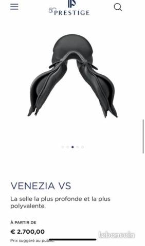 Selle prestige 17 pouces Venise 