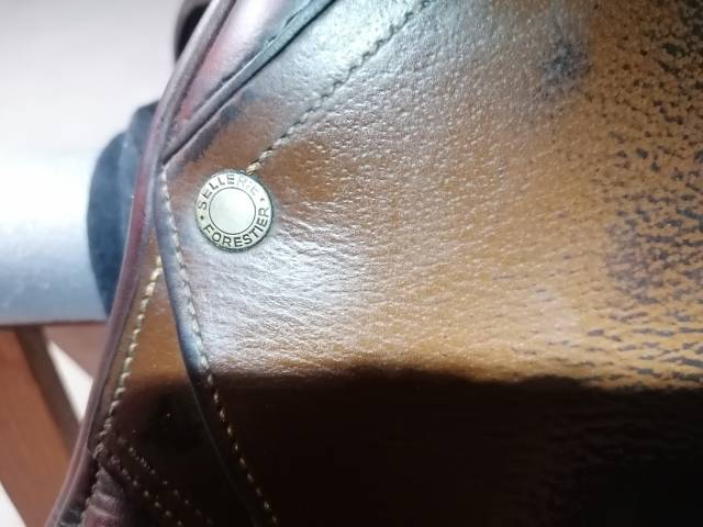 Selle forestier marron taille 17,5, modèle Segonzac 