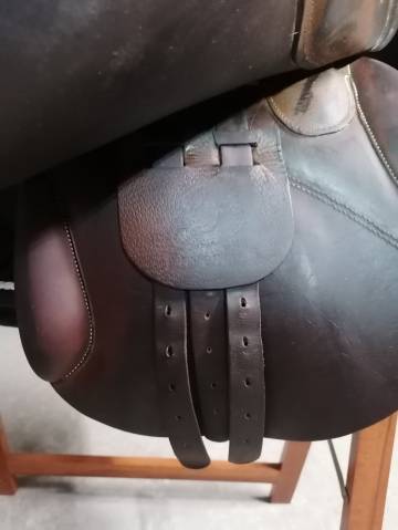 Selle forestier marron taille 17,5, modèle Segonzac 