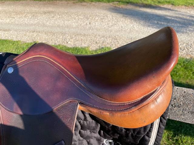 Selle CSO cuir enfant Rodrigo Pessoa