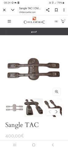 Sangle anatomique Childeric dressage 