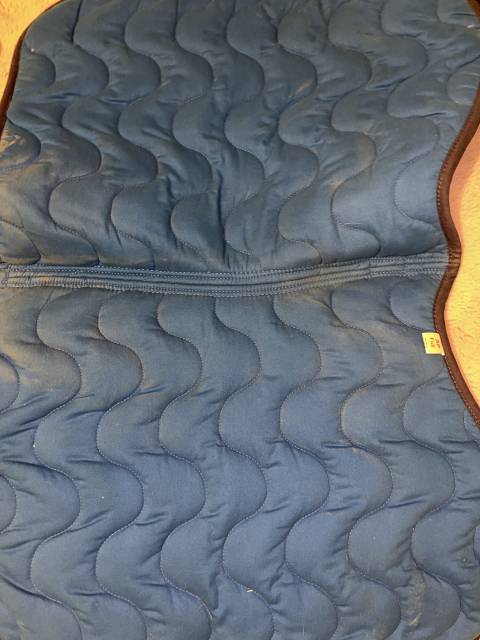 Tapis equitheme bleu roi