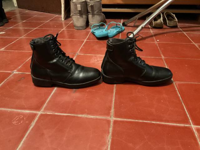 Bottines dechatlon noire
