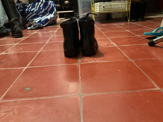 Bottines dechatlon noire